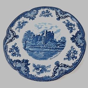 JOHNSON BROTHERS England Blue Britain Castles dinner plate 10"